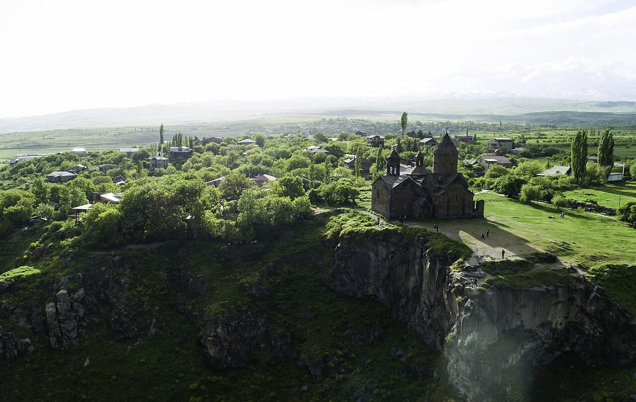 Saghmosavank monastery and Kasagh Gorge